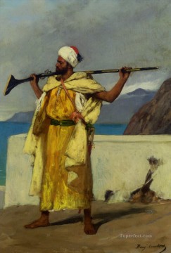 Árabe Painting - el guerrero Jean Joseph Benjamin Constant Araber